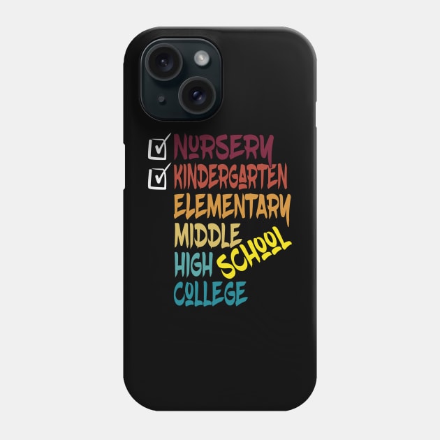 kindergarten to elementary school Phone Case by Ardesigner