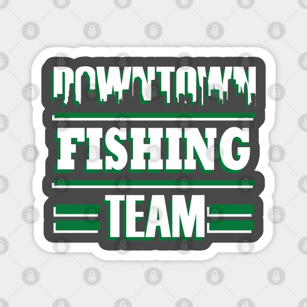 Fishing Fishing Nature Gift Fishing Rod Team Magnet by FindYourFavouriteDesign