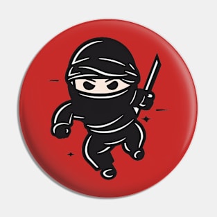 Cute Ninja Pin