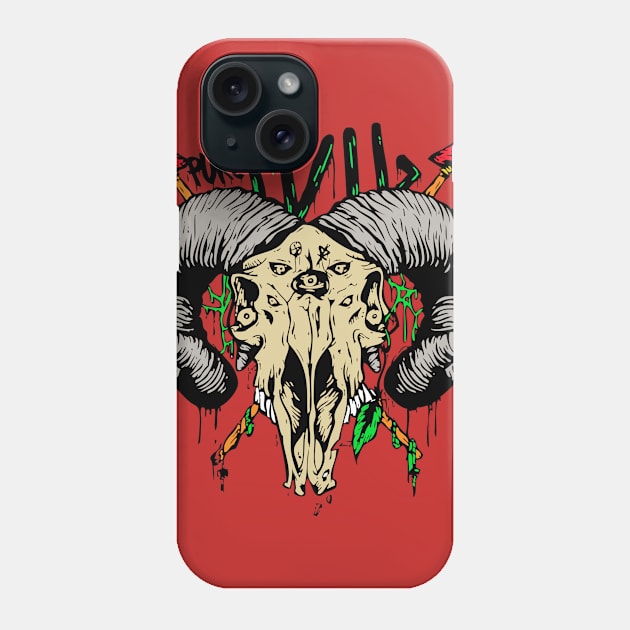 Deer Horn dead Phone Case by Spectrum