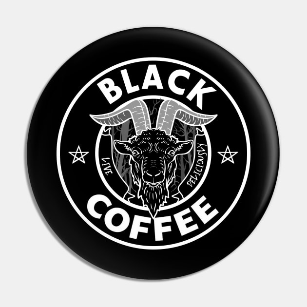 Black Coffee Pin by MarianoSan