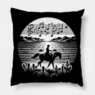 Cowboy - toby keith Pillow