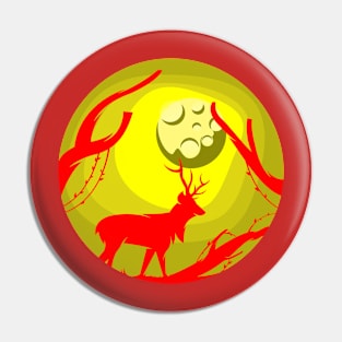 Deer Silhouette Pin