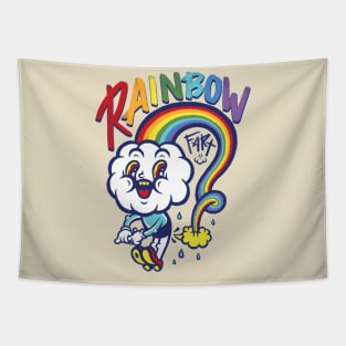 Rainbow fart Tapestry