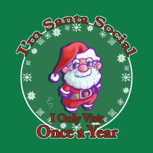 Santa Social T-Shirt