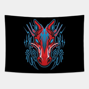 Pinstriped Horse Tapestry