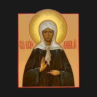 Russian Icon of Saint Matrona of Moscow, Russian Orthodox icon T-Shirt