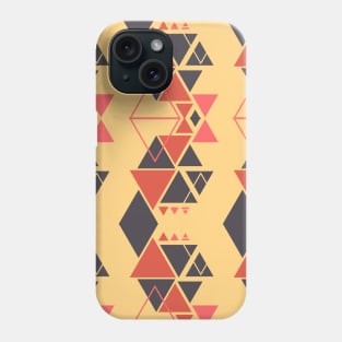 Triangles pattern Phone Case