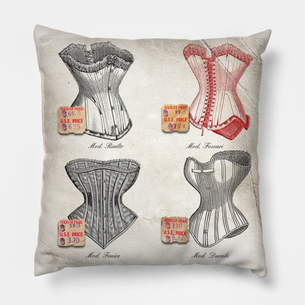 The Red Corset Pillow by PrivateVices