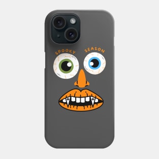 Spooky Season Halloween Face Design Phone Case