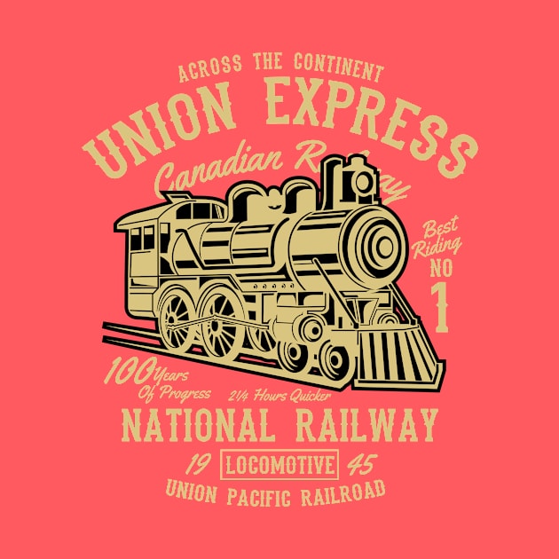 Union Express Train by lionkingdesign