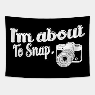 Photographer - I'm about to snap Tapestry