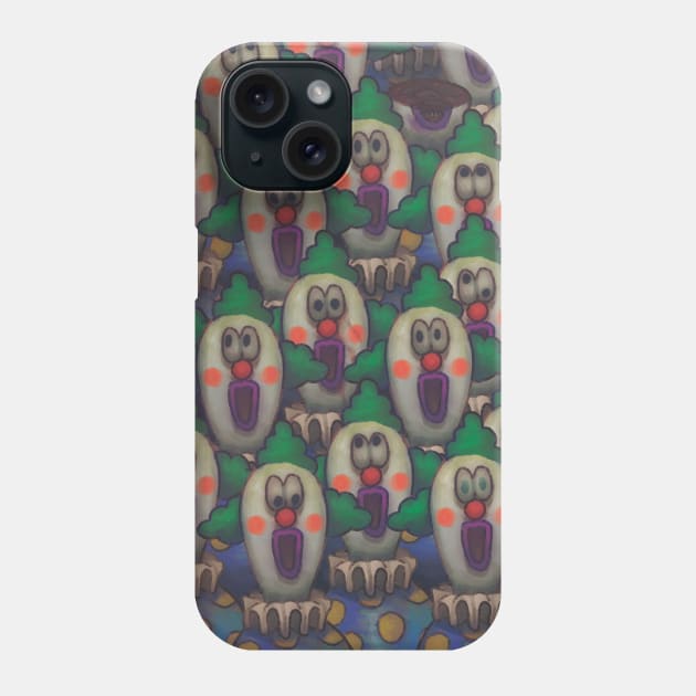 clown space Phone Case by Plastiboo