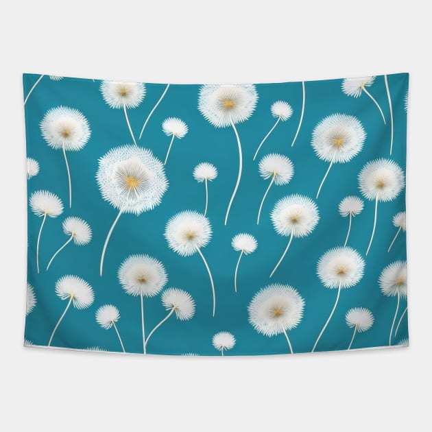 Dandelion Pattern Tapestry by Salasala