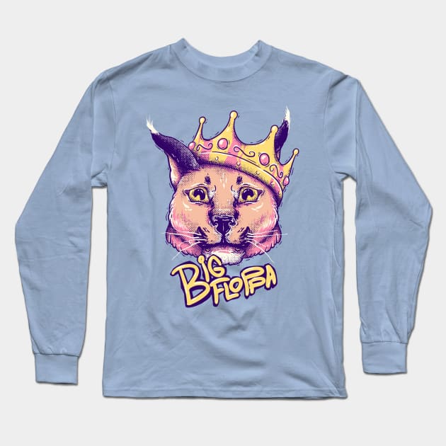 Big Floppa Meme Cat' Unisex Two-Tone Hoodie