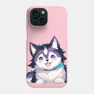 Happy Husky Puppy Phone Case