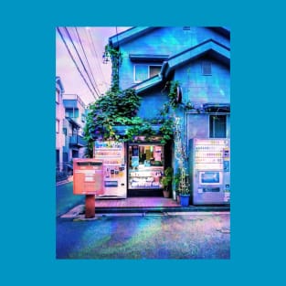 Vaporwave Japanese Vending Machine Alley T-Shirt