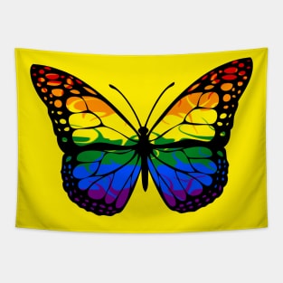 Rainbow Butterfly Tapestry