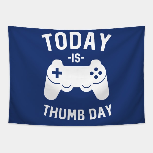 Today is thumb day gaming Tapestry by Portals