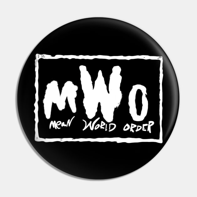 Mean World Order Pin by Mike&Meanion