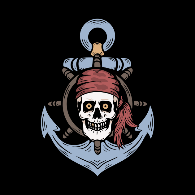 Pirate skull by gggraphicdesignnn