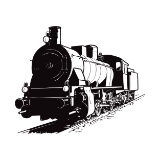 Drawing of the old locomotive T-Shirt