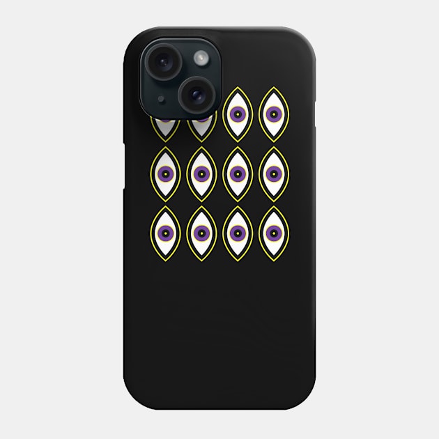 all seeing eye 03 Phone Case by jonah block