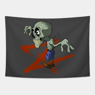 zombie halloween Tapestry