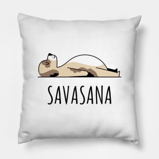 Yoga Dog Lover Savasana Sleeping Namaste Puppy Doggy Doga Pillow