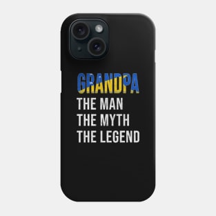 Grand Father Tokelaun Grandpa The Man The Myth The Legend - Gift for Tokelaun Dad With Roots From  Tokelau Phone Case