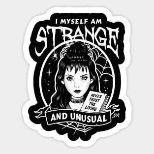 Lydia Deetz Stickers Teepublic