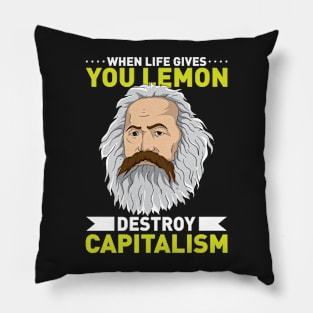 KARL MARX: Destroy Capitalism Pillow