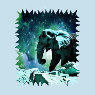 Galaxy Elephant of the Planet Pachyderm T-Shirt