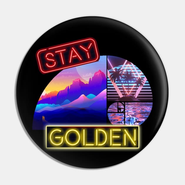 Stay Golden Pin by Duckgurl44