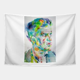 LUDWIG WITTGENSTEIN watercolor portrait .6 Tapestry