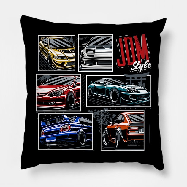 JDM Style Pillow by Markaryan