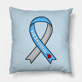 Diabetes Awareness Ribbon Pillow