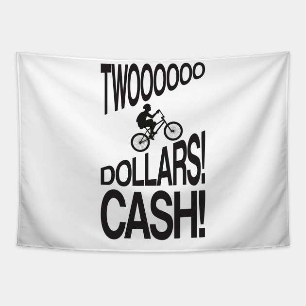 TWO DOLLARS! CASH! Tapestry by old_school_designs