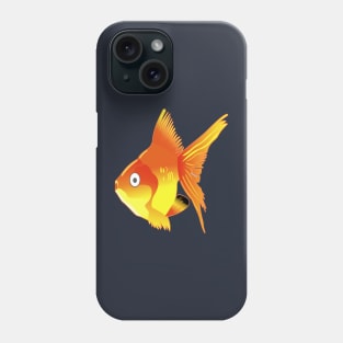 Orange fish alert fish color cartoon fish Phone Case