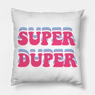 Super Duper Seventies Eighties Style Pillow