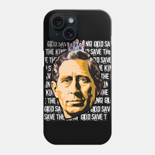 Pop Art Prince Charles Coronation Ceremony King of England Phone Case