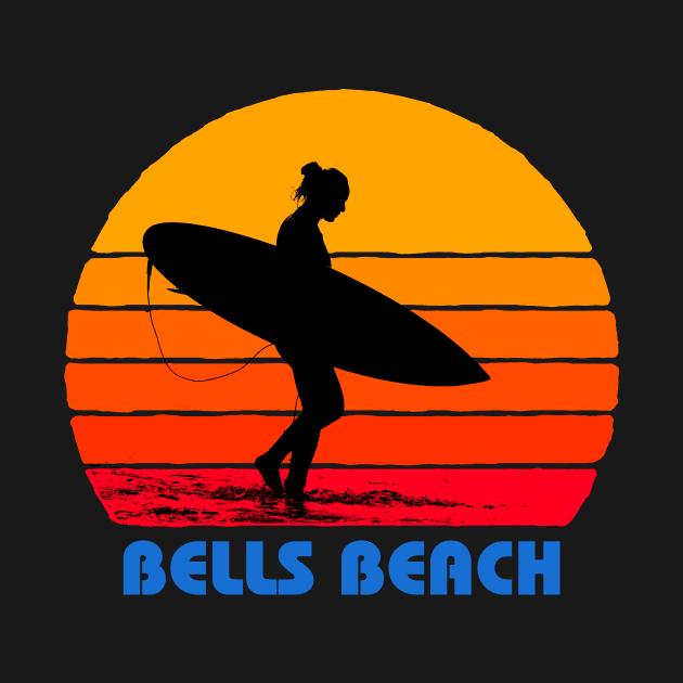 Bells Beach Australia Surfer Sun by AKdesign