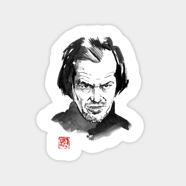 jack torrance Magnet by pechane