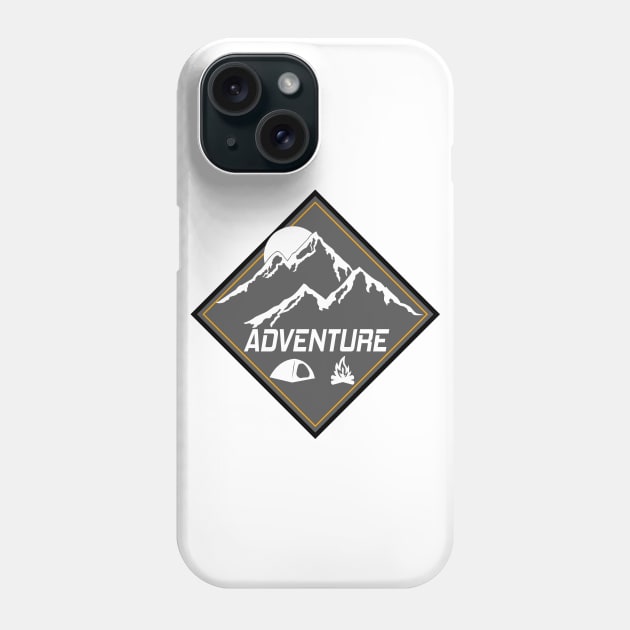 ADVENTURE Go Camping - The Wild Awaits Phone Case by ChrisWilson