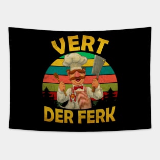 VERT DER FERK COOK VINTAGE Tapestry