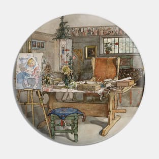 The Studio. From A Home by Carl Larsson Pin