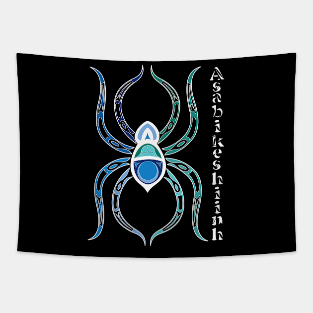 Asabikeshiinh (spider) Gay Men Pride Tapestry by KendraHowland.Art.Scroll