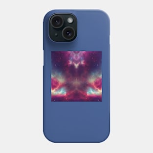 Trippy nebula mirror Phone Case