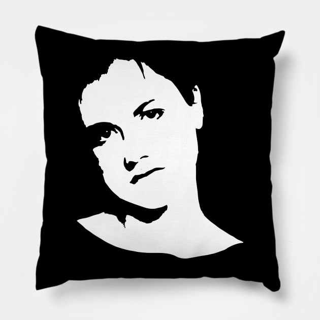 Dolores O'Riordan - Dolores Mary Eileen O'Riordan of the cranberries Irish musician - in Japanese and English FOGS People collection 33 B 0 Pillow by FOGSJ