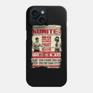 Frank Dux vs Chong Li Bloodsport Phone Case